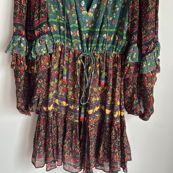 FARM RIO Mix Mini Prints Mini Dress XS - Picture 7 of 15